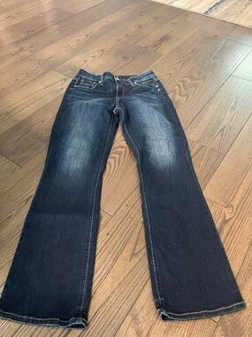 Silver Jeans Women's Dark Blue Wide Leg Jeans